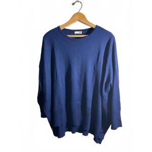 Mer sea Amore Sweater Navy/ Red Hearts One Size